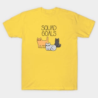 Squad Goal Cat T-Shirt